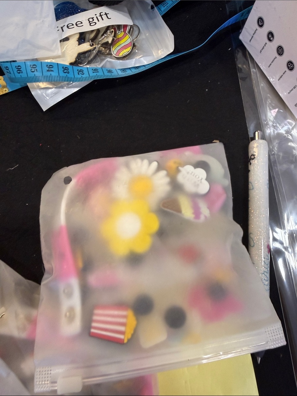 Kids Accessories Floral Daisy Pink & Yellow Set